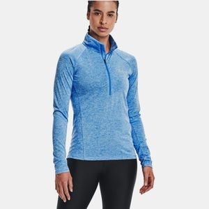 Under Armour Tech Twist ½ Zip sz S light blue